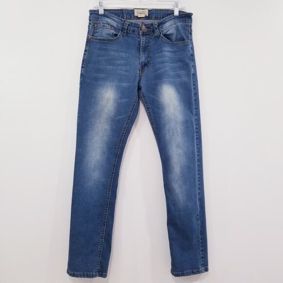 United Denim of America Slim Blue Jeans - Picture 1 of 13